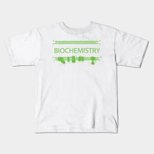 Biochemistry (Green Print) Kids T-Shirt